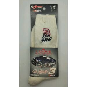 Vintage 1997 Dale Earnhardt 3 Socks Candor Socks Nascar Sz 10-13